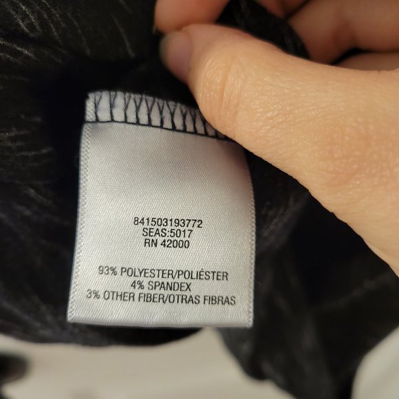 New Additions Maternity Heathered Black knee-length dress - Picture 4 of 4